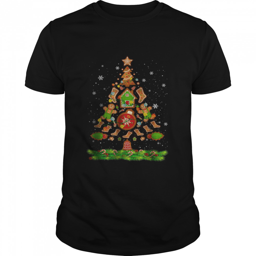 Jolly Gingerbread Christmas Tree Gingerbread Decor Shirt