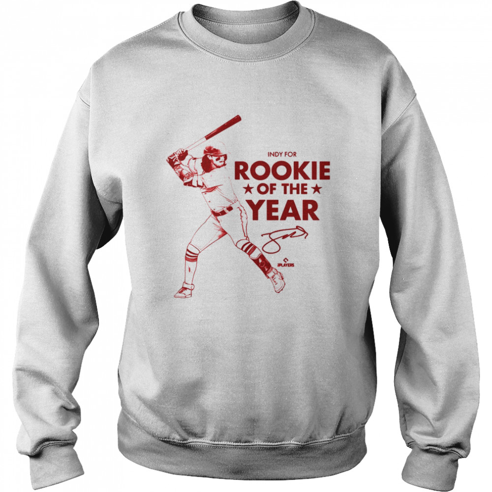 Jonathan India Indy for Rookie of the Year 2021 Cincinnati Reds Unisex Sweatshirt