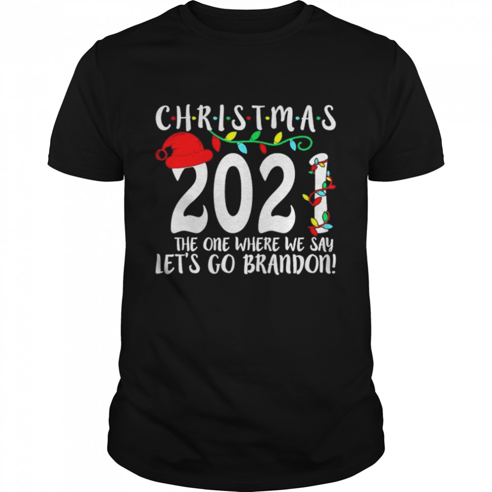 Lets Go Brandon The One Where We Say Christmas T- Classic Men's T-shirt