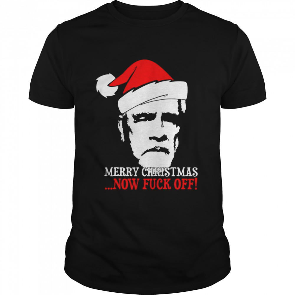 Santa Logan Roy Merry Christmas Now Fuck Off  Classic Men's T-shirt