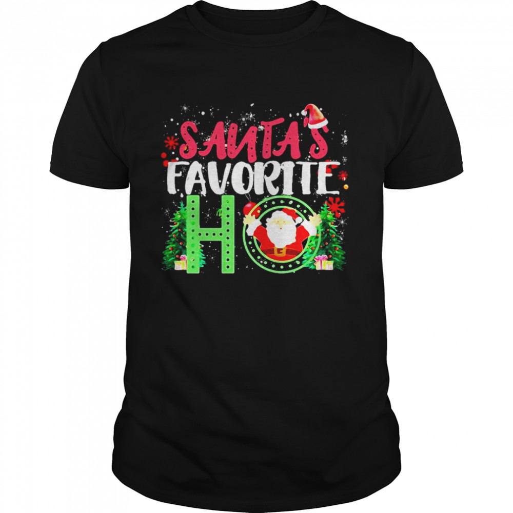 Santa’s Favorite Ho Christmas Sweater  Classic Men's T-shirt