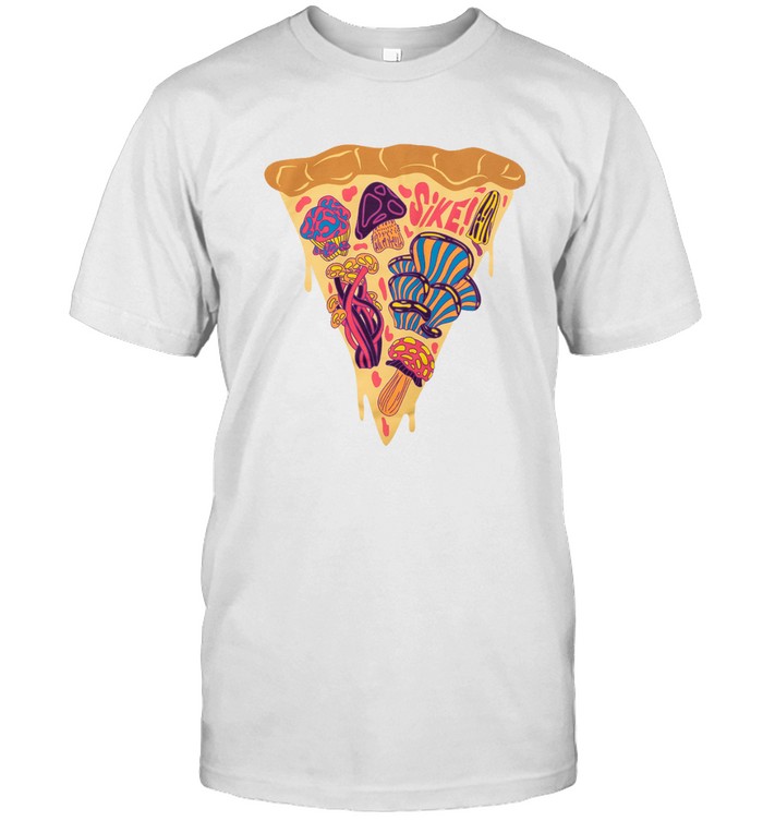Mushroom Pizza Uv Change  Classic Men's T-shirt