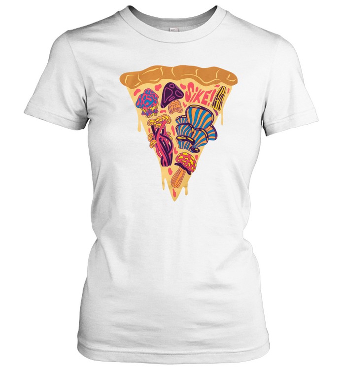 Mushroom Pizza Uv Change  Classic Women's T-shirt