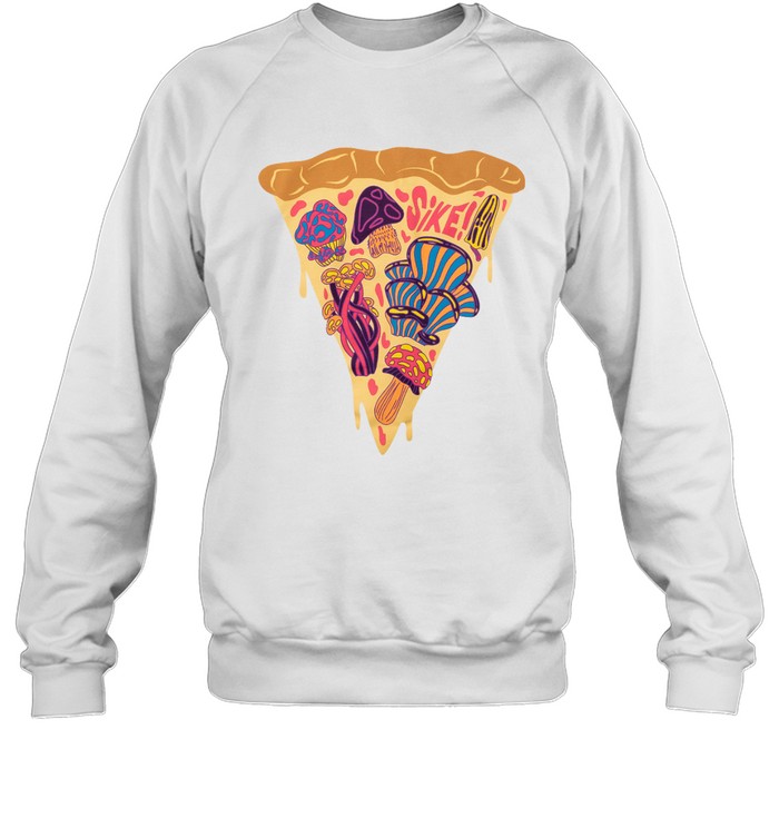 Mushroom Pizza Uv Change  Unisex Sweatshirt