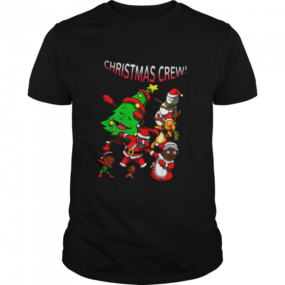 Snowman Santa Reindeer Christmas Crew  Classic Men's T-shirt