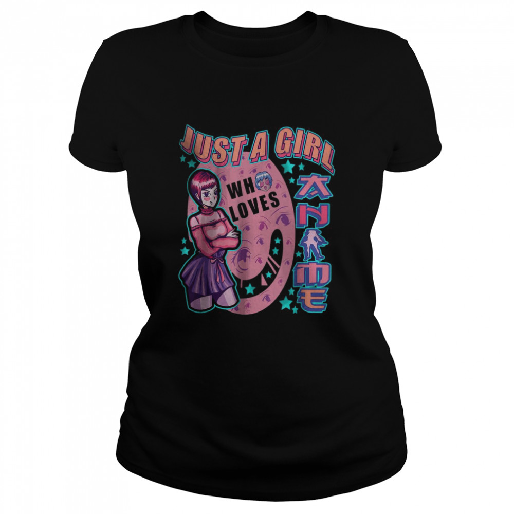 Just A Girl Who Loves Anime Gifts for Teen Girls Anime Merch T-Shirt - Store  T-shirt Shopping Online