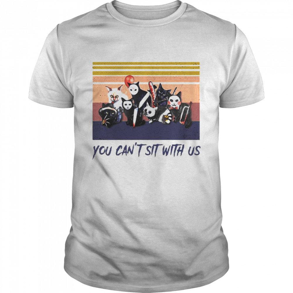 Cats You can’t sit with us shirt Classic Men's T-shirt