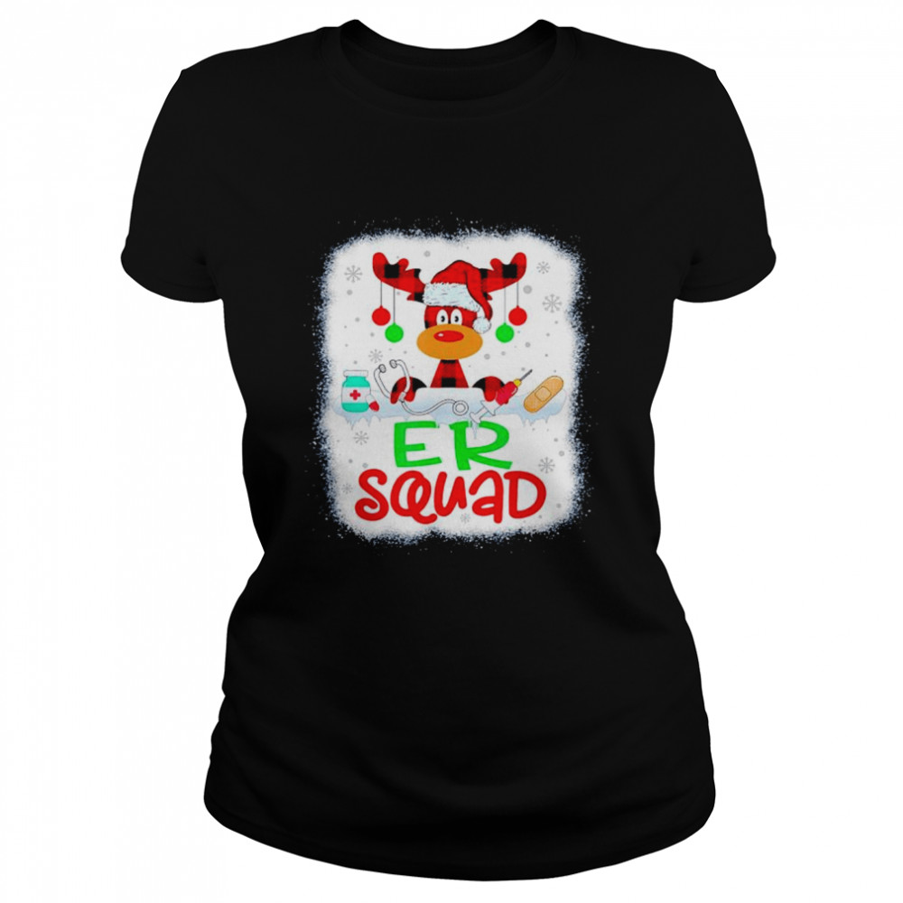 Nurse Reindeer er squad Christmas shirt Classic Women's T-shirt