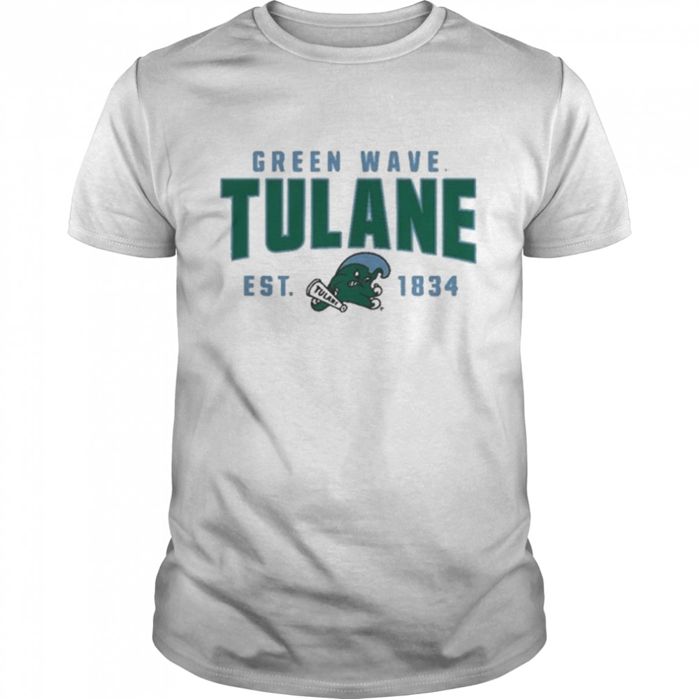 League Collegiate Wear Heathered Oatmeal Tulane Shirt