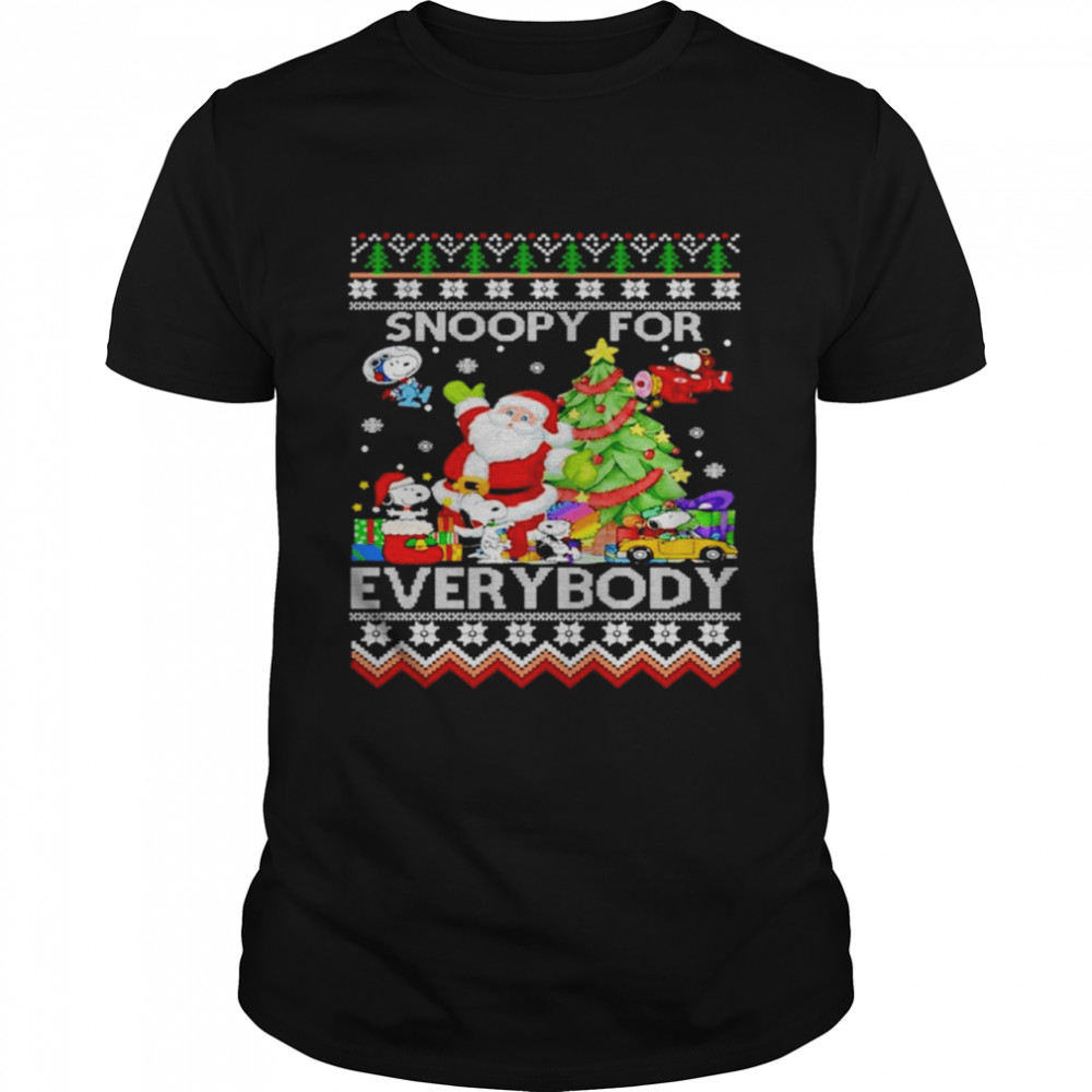 Snoopy for everybody Chirtmas Holiday shirt Classic Men's T-shirt