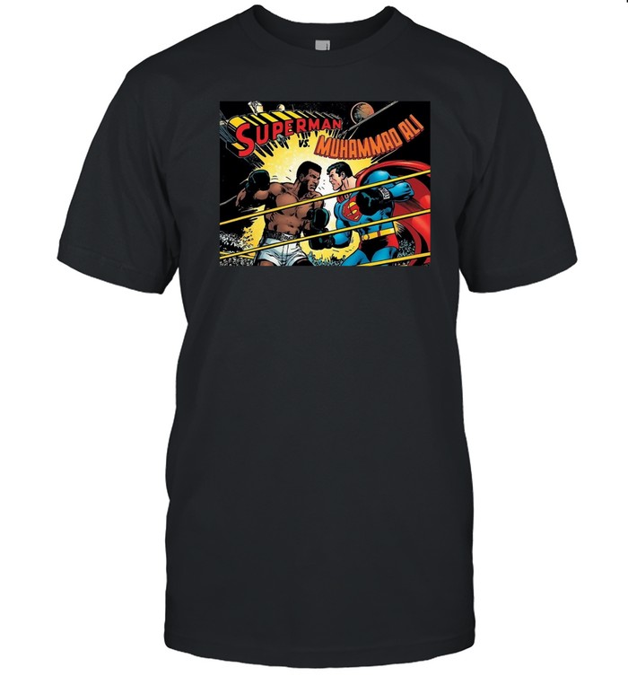 Superman Vs Muhammad Ali Hoodie Sweatshirt Classic Men's T-shirt