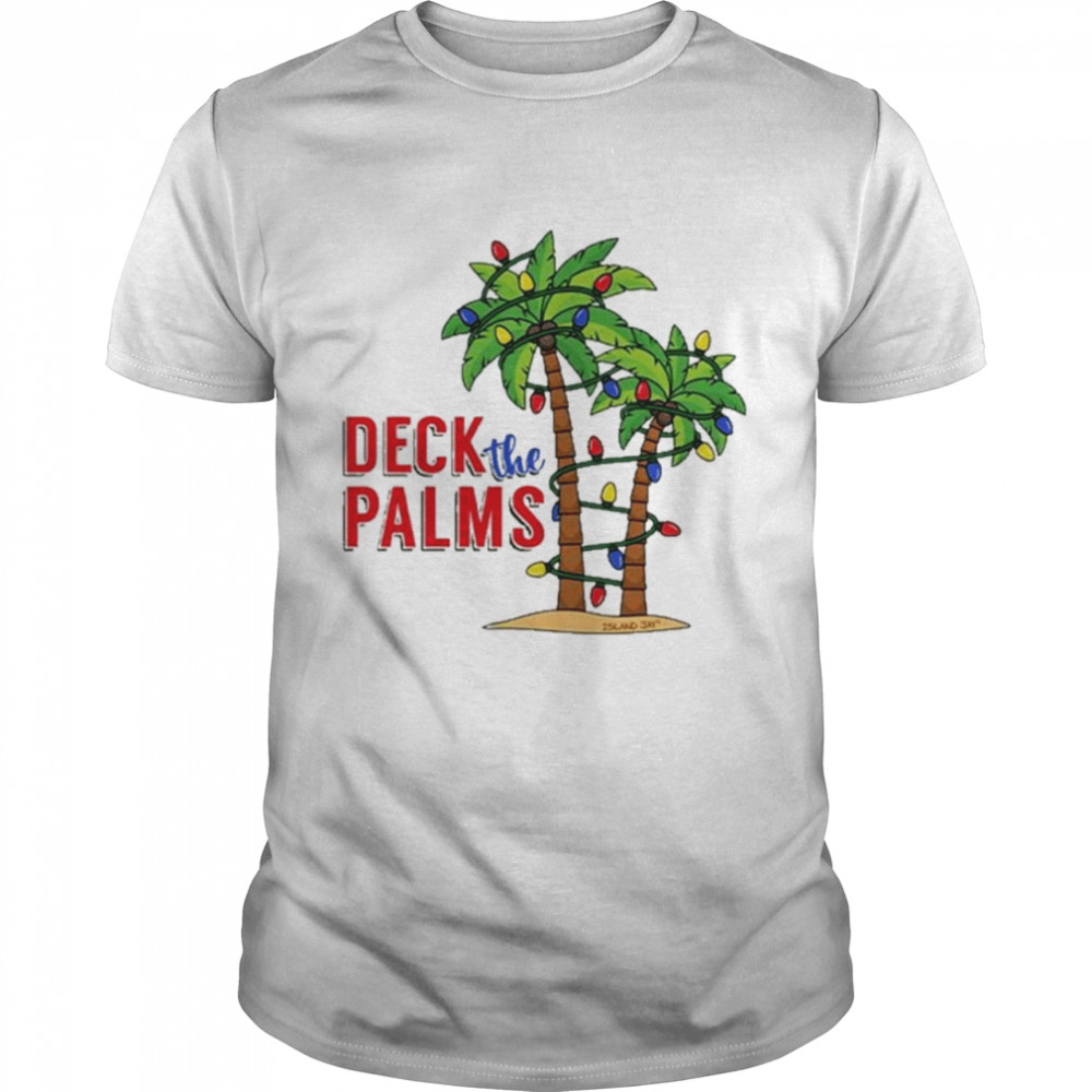 Deck The Palms Island Jay Christmas  Classic Men's T-shirt