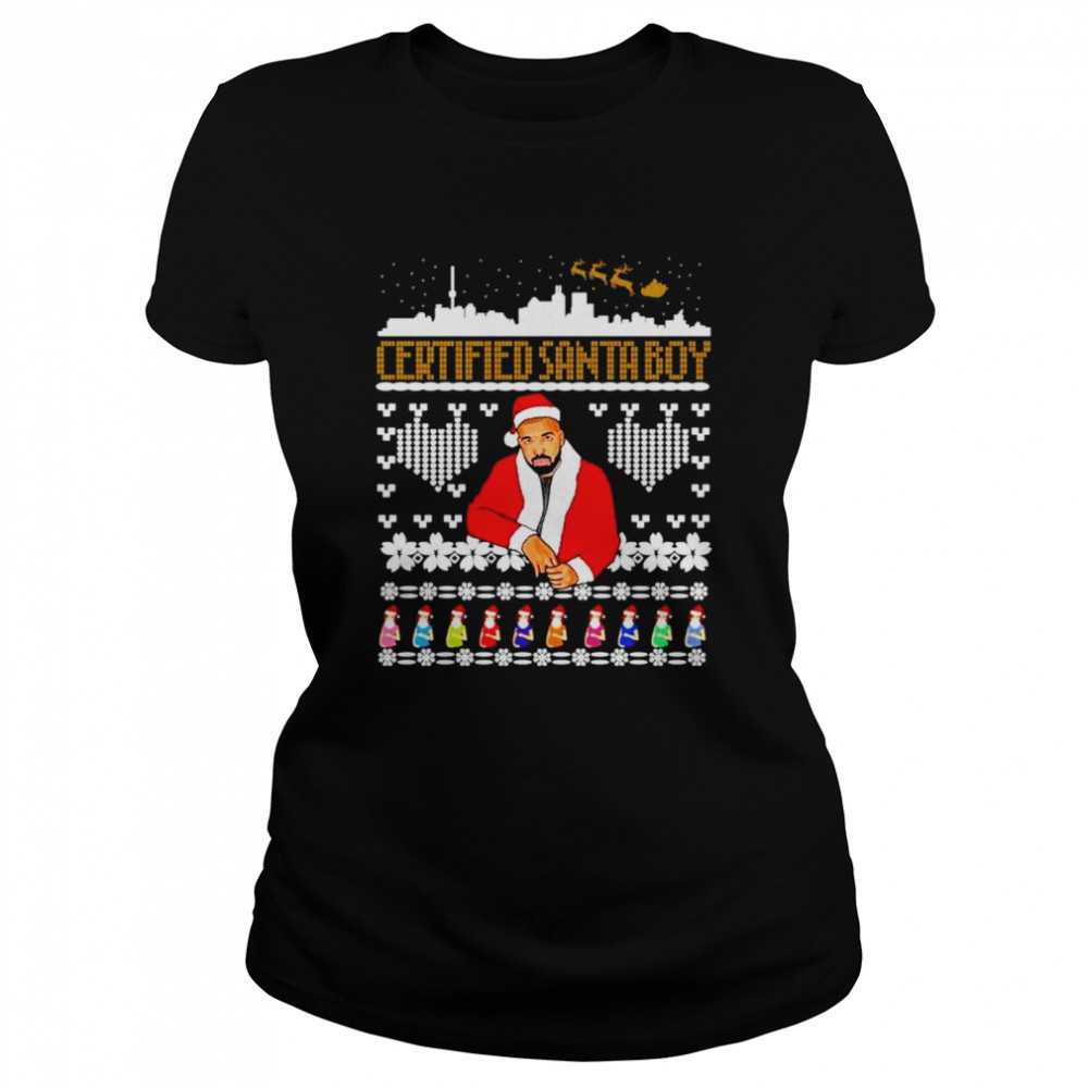 Drake certified Santa boy Christmas shirt Classic Women's T-shirt