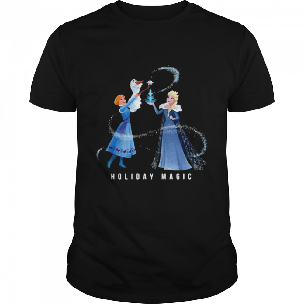 Frozen Elsa Anna Olaf Holiday Magic  Classic Men's T-shirt