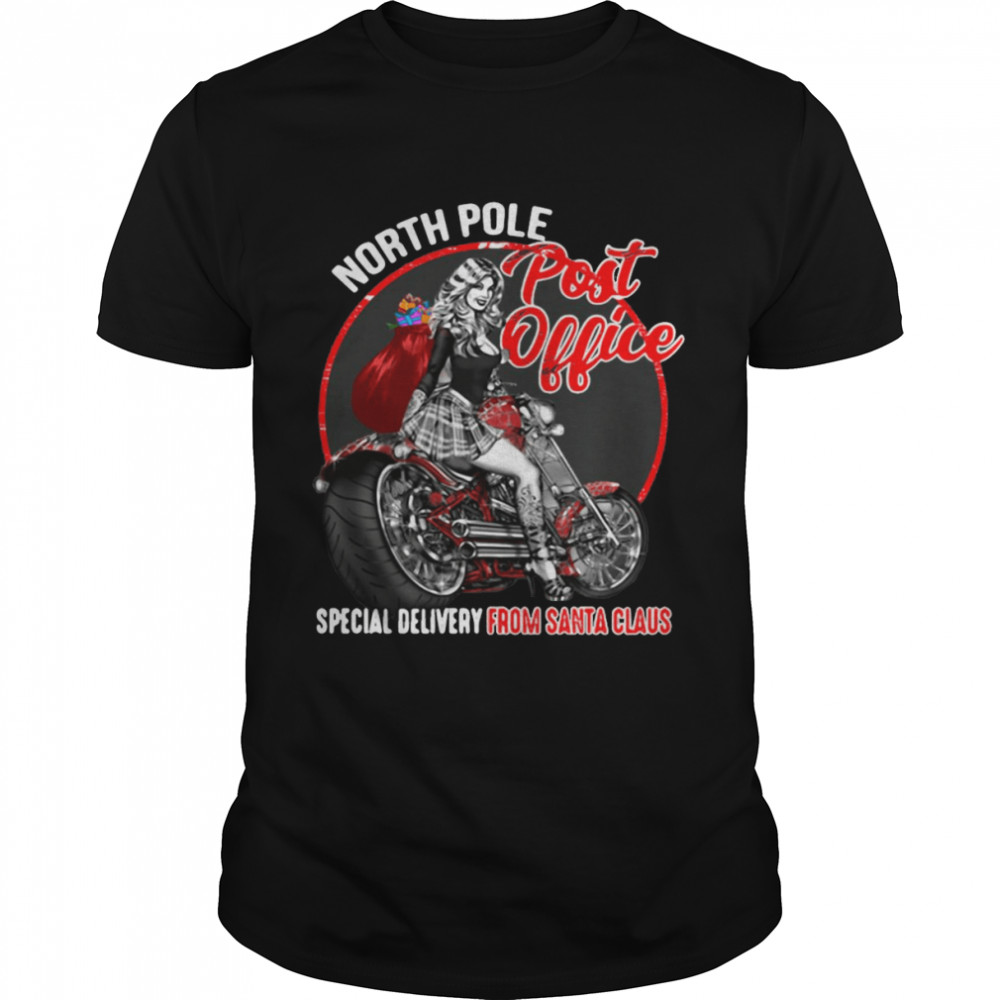 North Pole Post Office Special Delivery From Santa Claus Shirt
