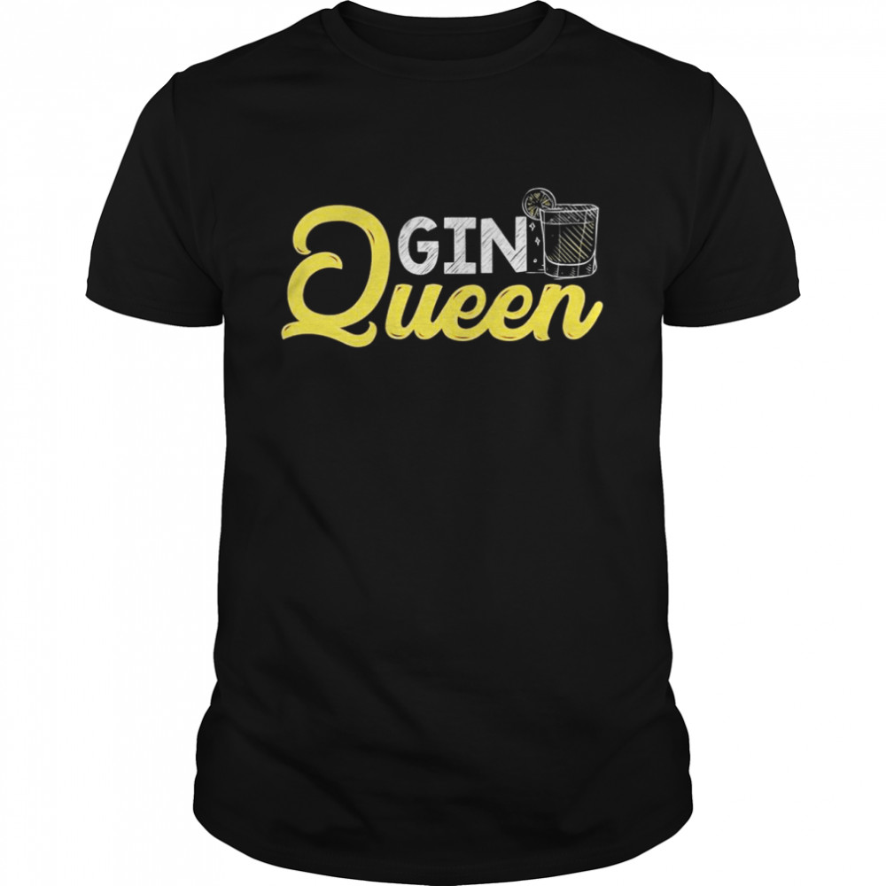 Gin Queen Cocktail Alocohol Gin Tonic  Classic Men's T-shirt