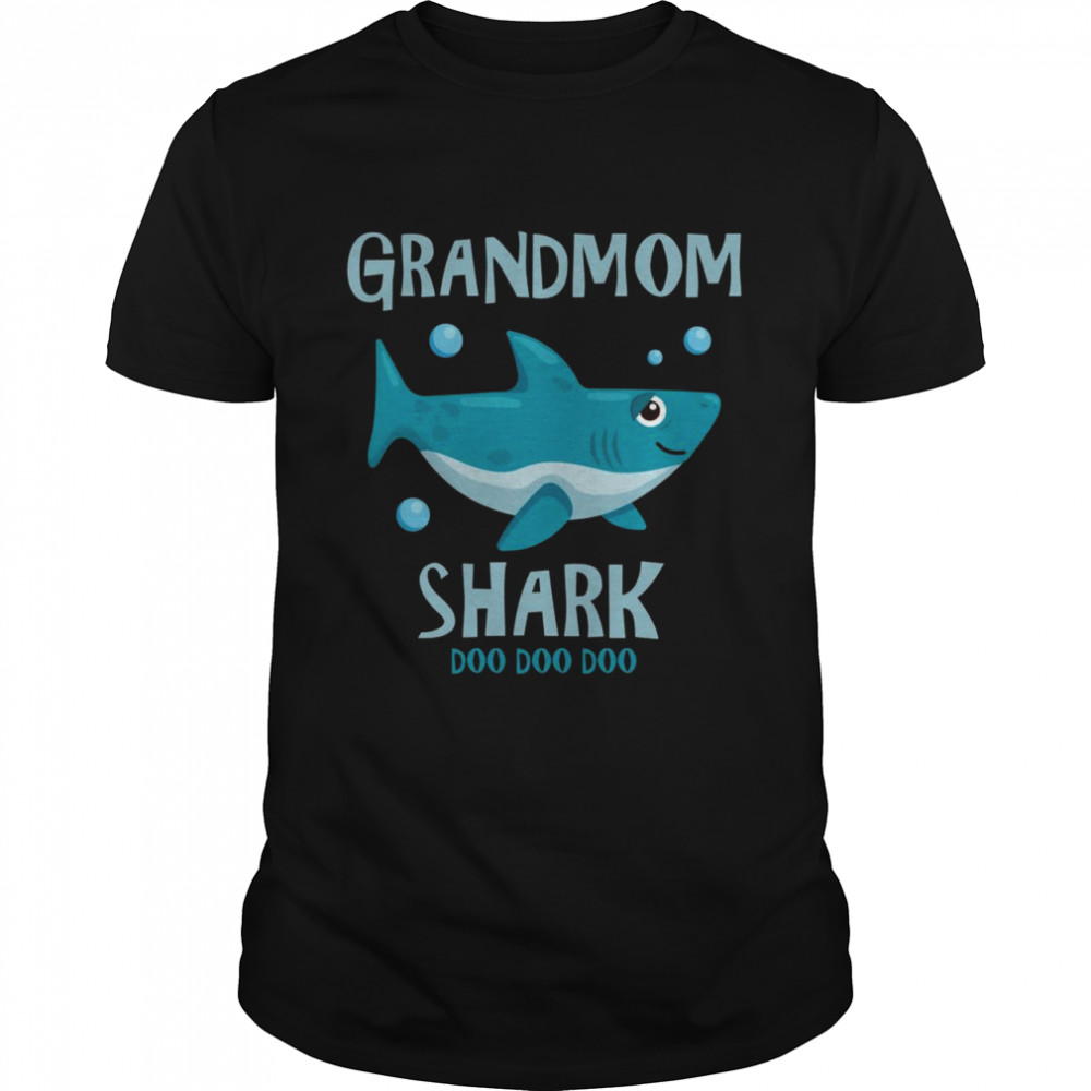 Grandmom Shark Doo Doo Doo Langarmshirt  Classic Men's T-shirt