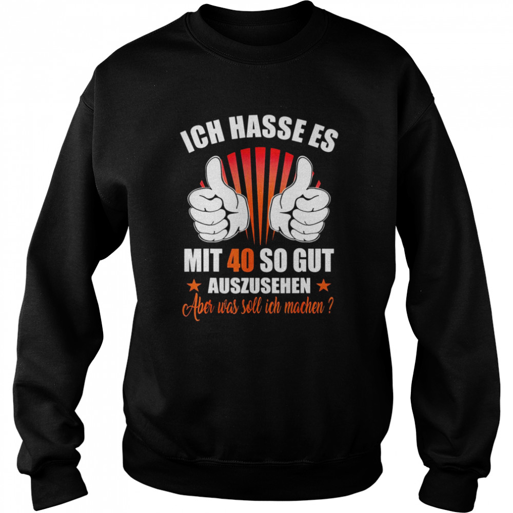 Herren 40 Geburtstag Mann Geschenk Papa Opa lustig 1982 40 Jahre Unisex Sweatshirt