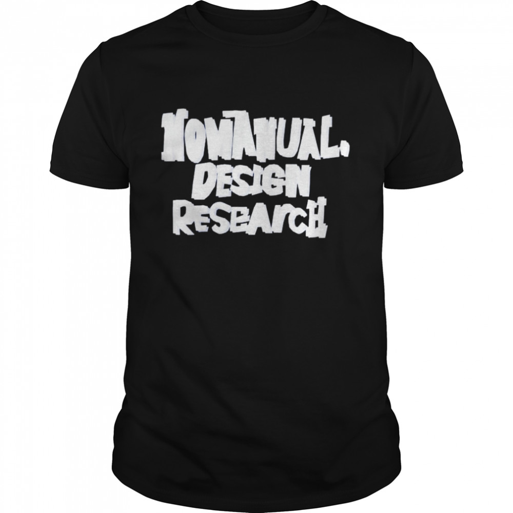Nomanual design research shirt Classic Men's T-shirt