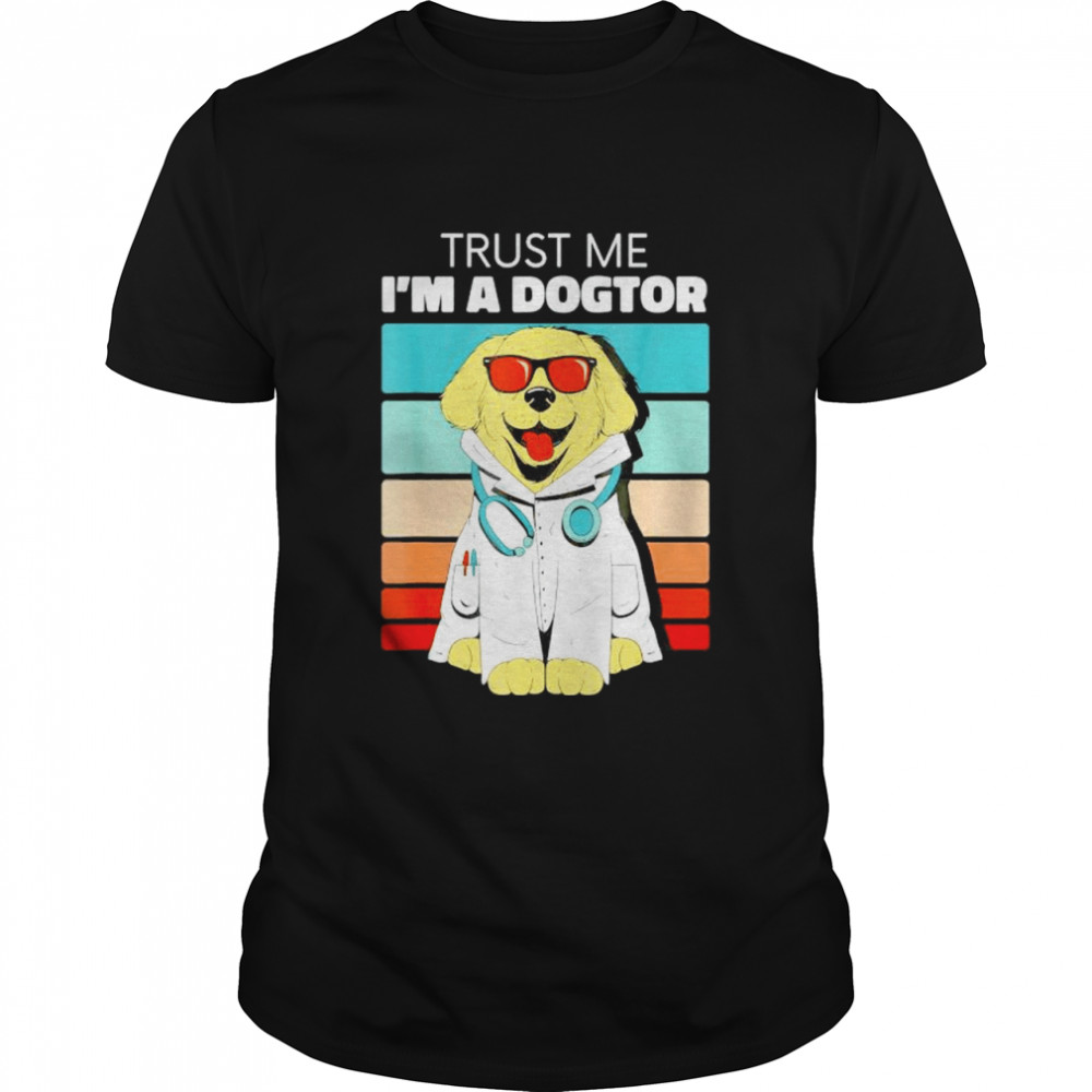Trust me I’m a dogtor vintage shirt Classic Men's T-shirt