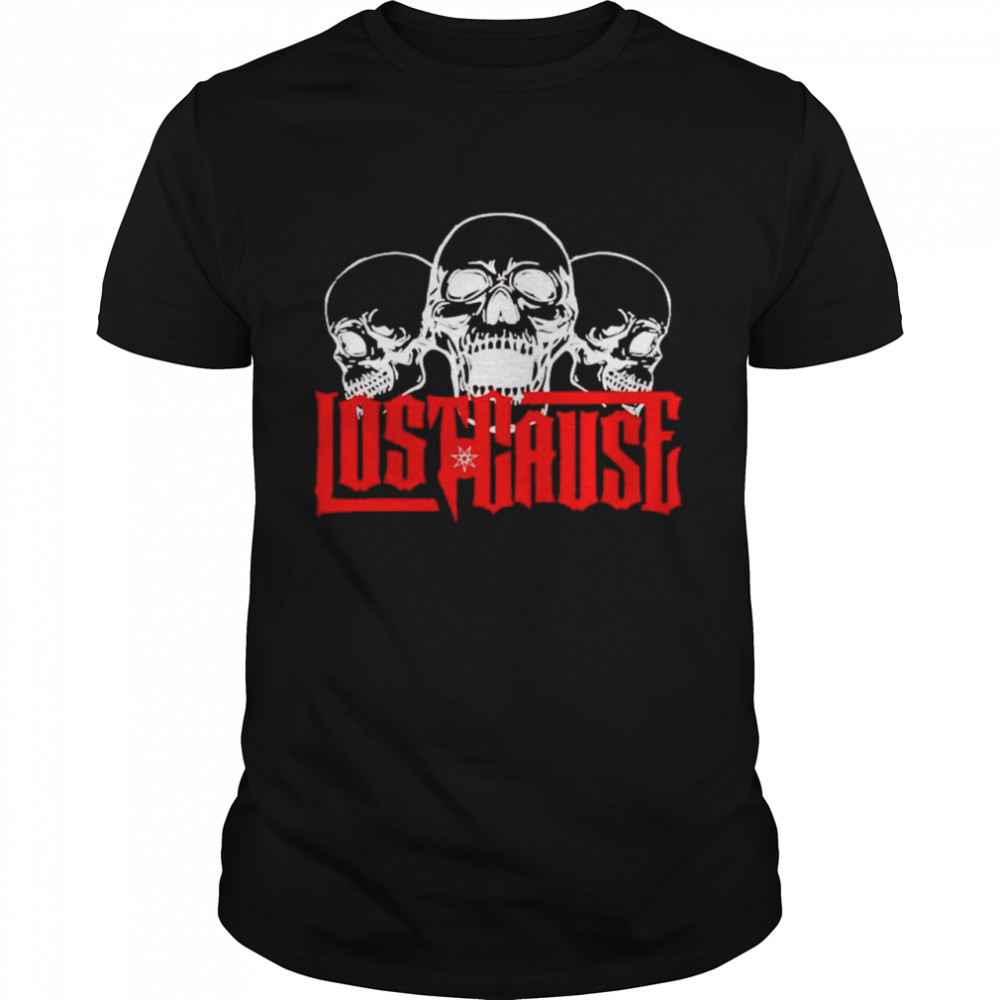 Lost cause skull shirt Classic Men's T-shirt