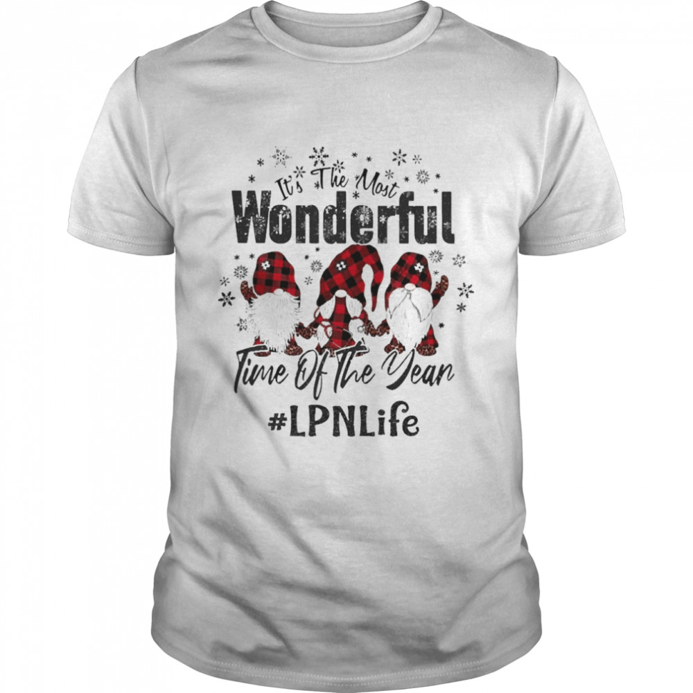 It’s The Most Wonderful Time Of The Year LPN Life Christmas Sweater  Classic Men's T-shirt