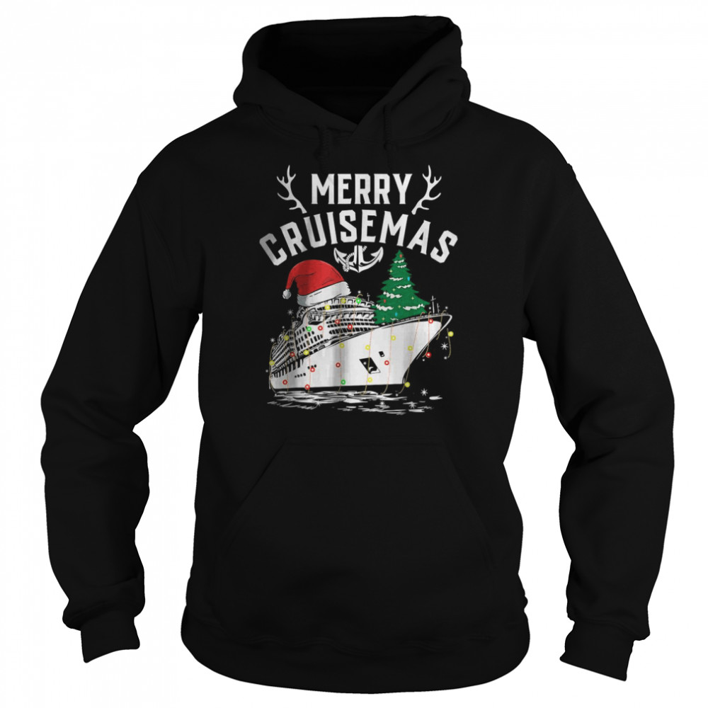 Merry Cruisemas Cruise Ship Family Christmas  Unisex Hoodie