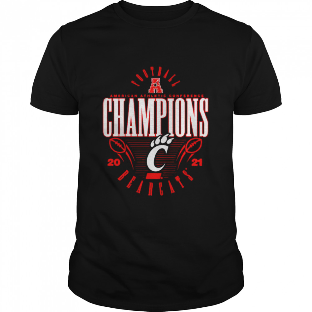 Nice cincinnati Bearcats 2021 AAC Football Conference Champions t-shirt Classic Men's T-shirt