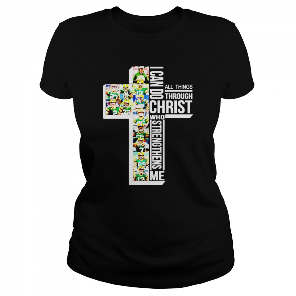 Packers I can do all things through Christ who strengthens me shirt Classic Women's T-shirt