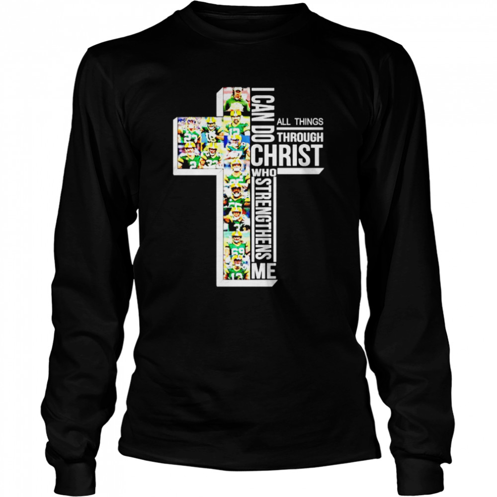 Packers I can do all things through Christ who strengthens me shirt Long Sleeved T-shirt