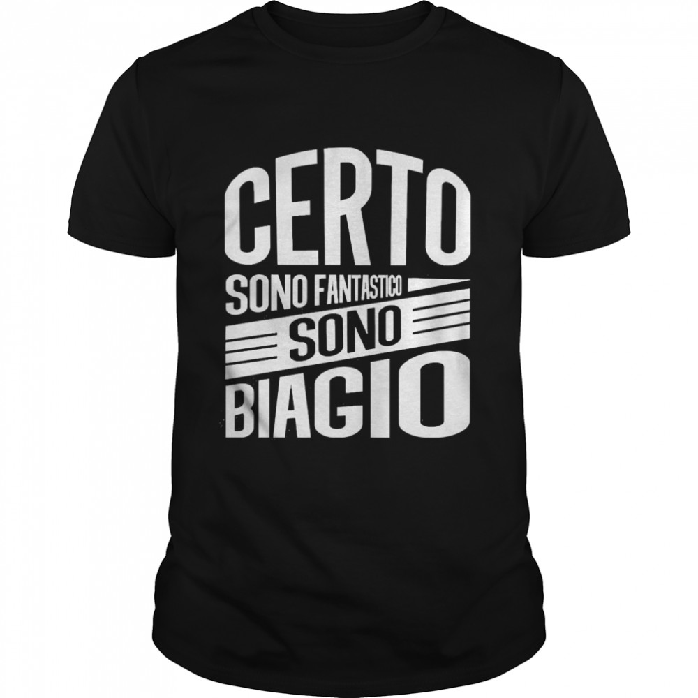 Certo Sono Fantastico Sono Biagio  Classic Men's T-shirt