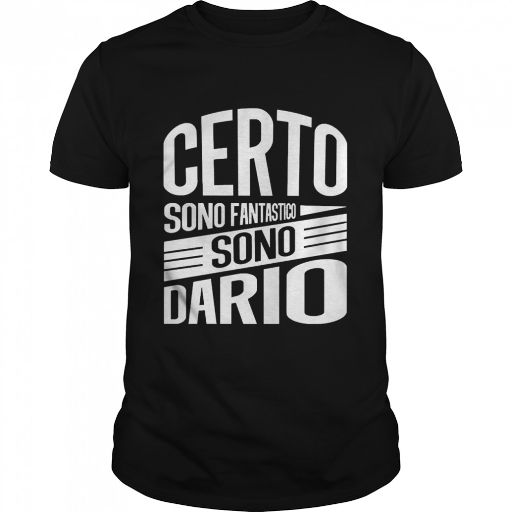 Certo Sono Fantastico Sono Dario  Classic Men's T-shirt