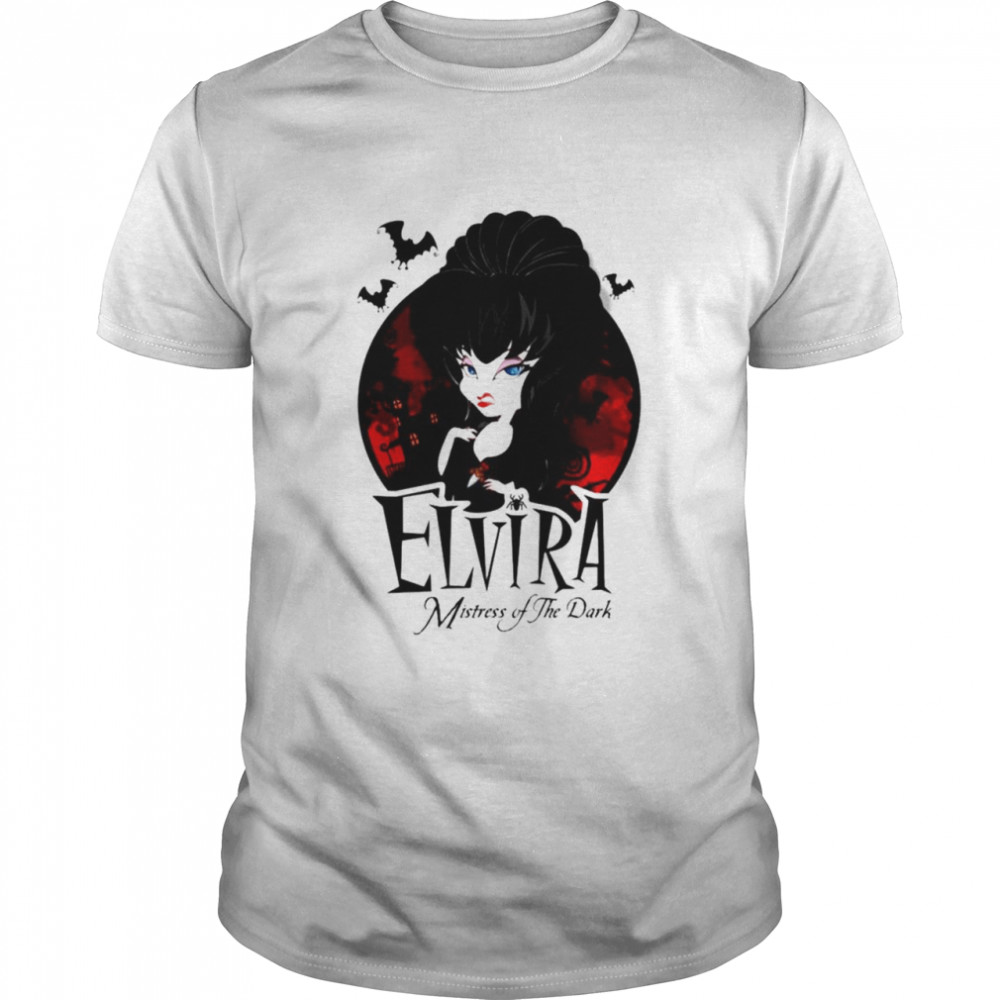 Elvira Mistress of the Dark Cartoon shirt