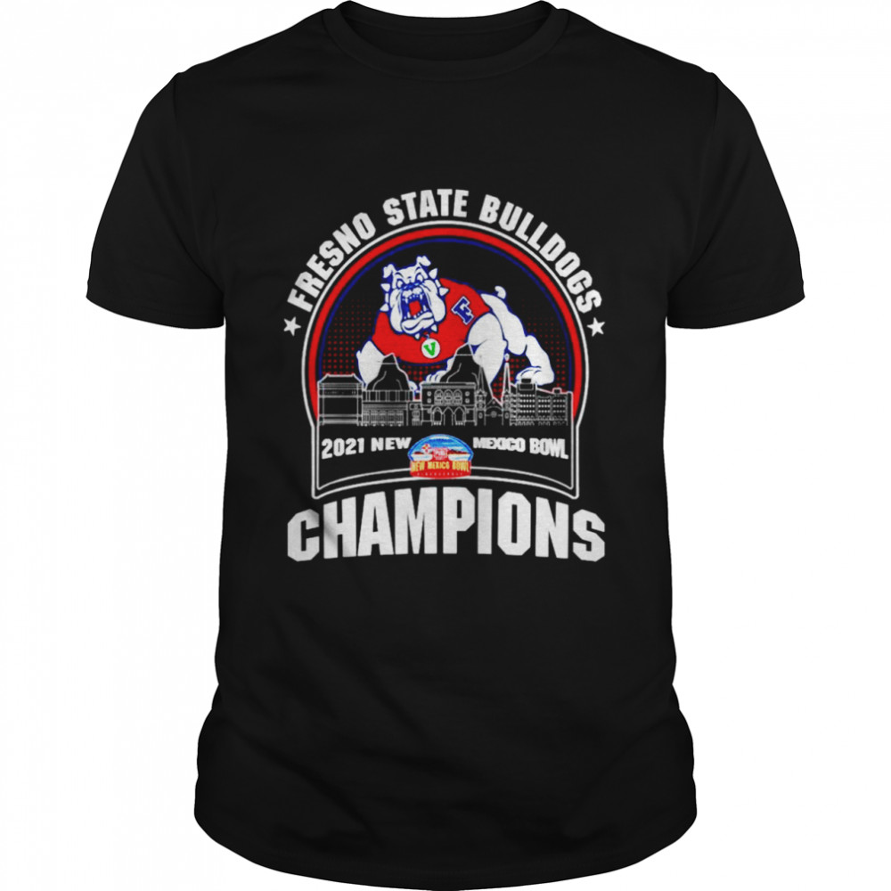 Fresno State Bulldogs 2021 New Mexico Bowl Champions shirt
