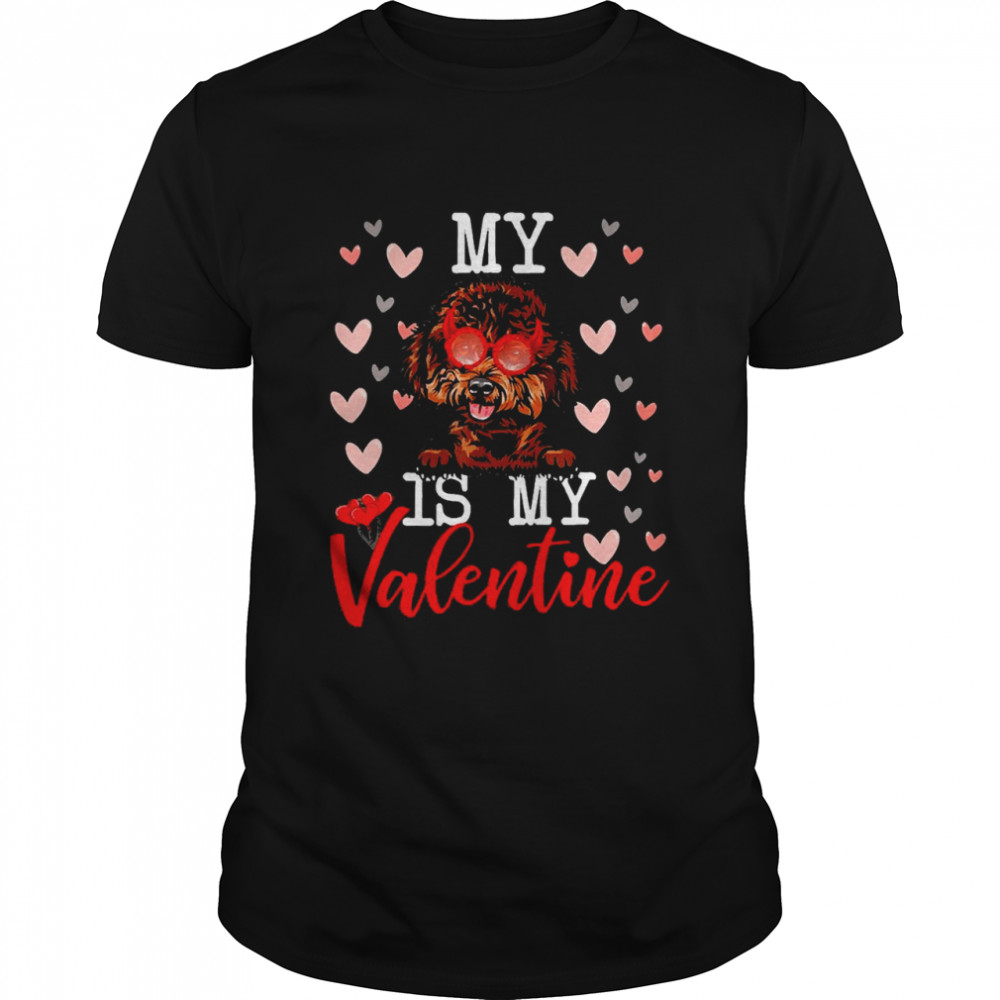 My Poodle Dog Is My Valentine 2022 Shirt