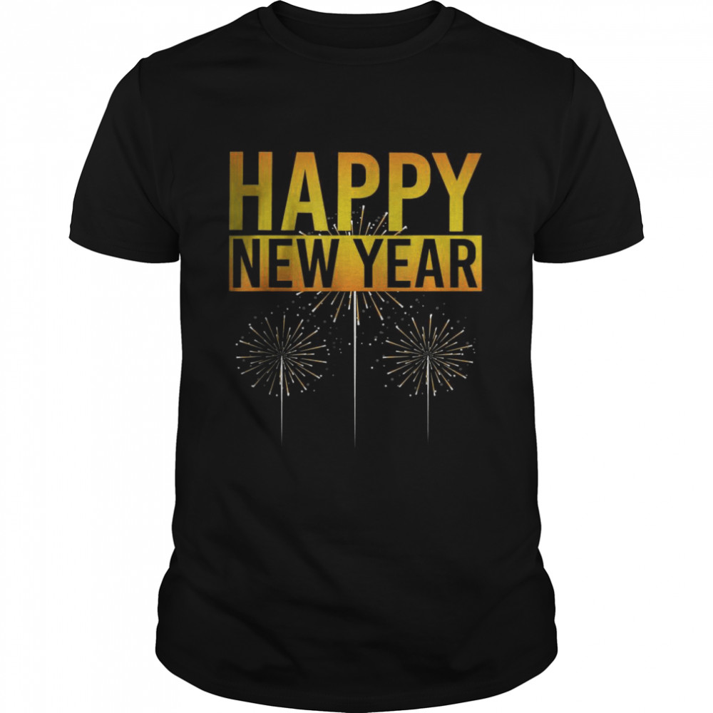 New Year Party NYE Fireworks New Years Eve Happy New Year T- Classic Men's T-shirt