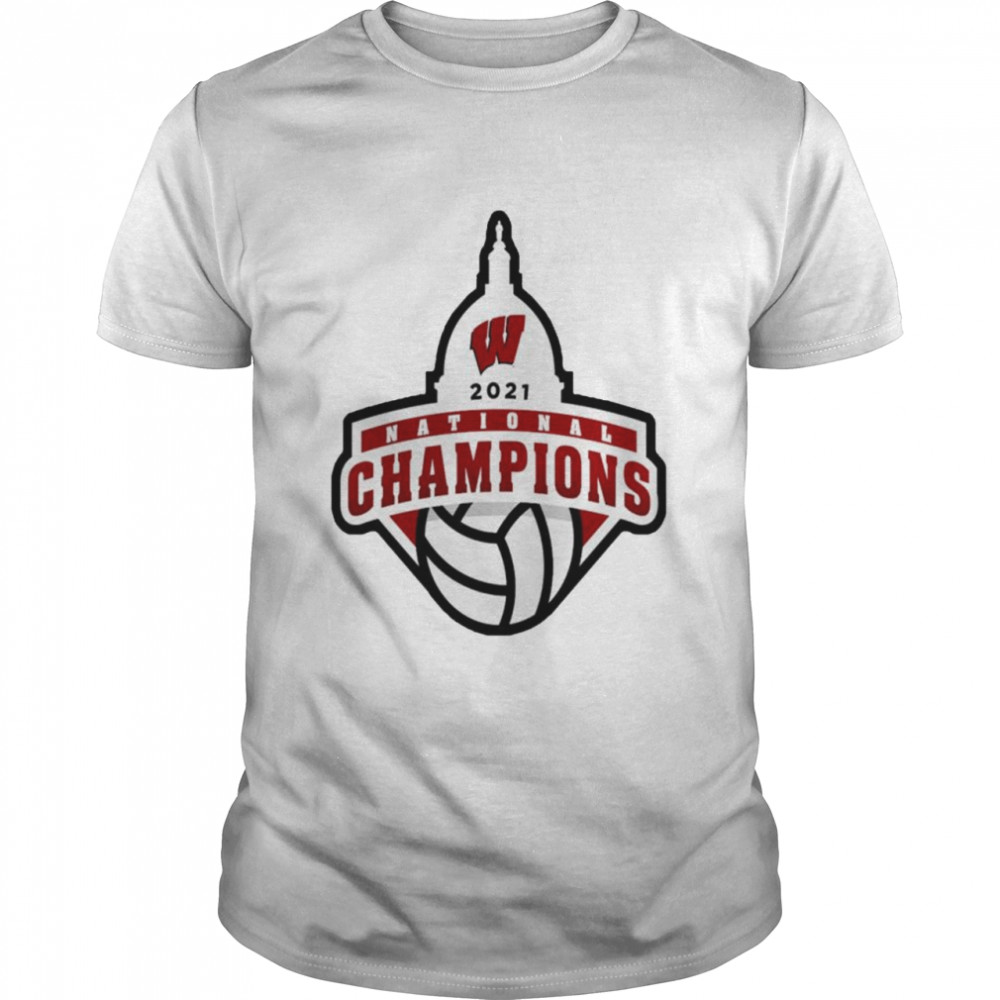 Wisconsin Badgers Charcoal 2021 Women’s Volleyball National Champions shirt