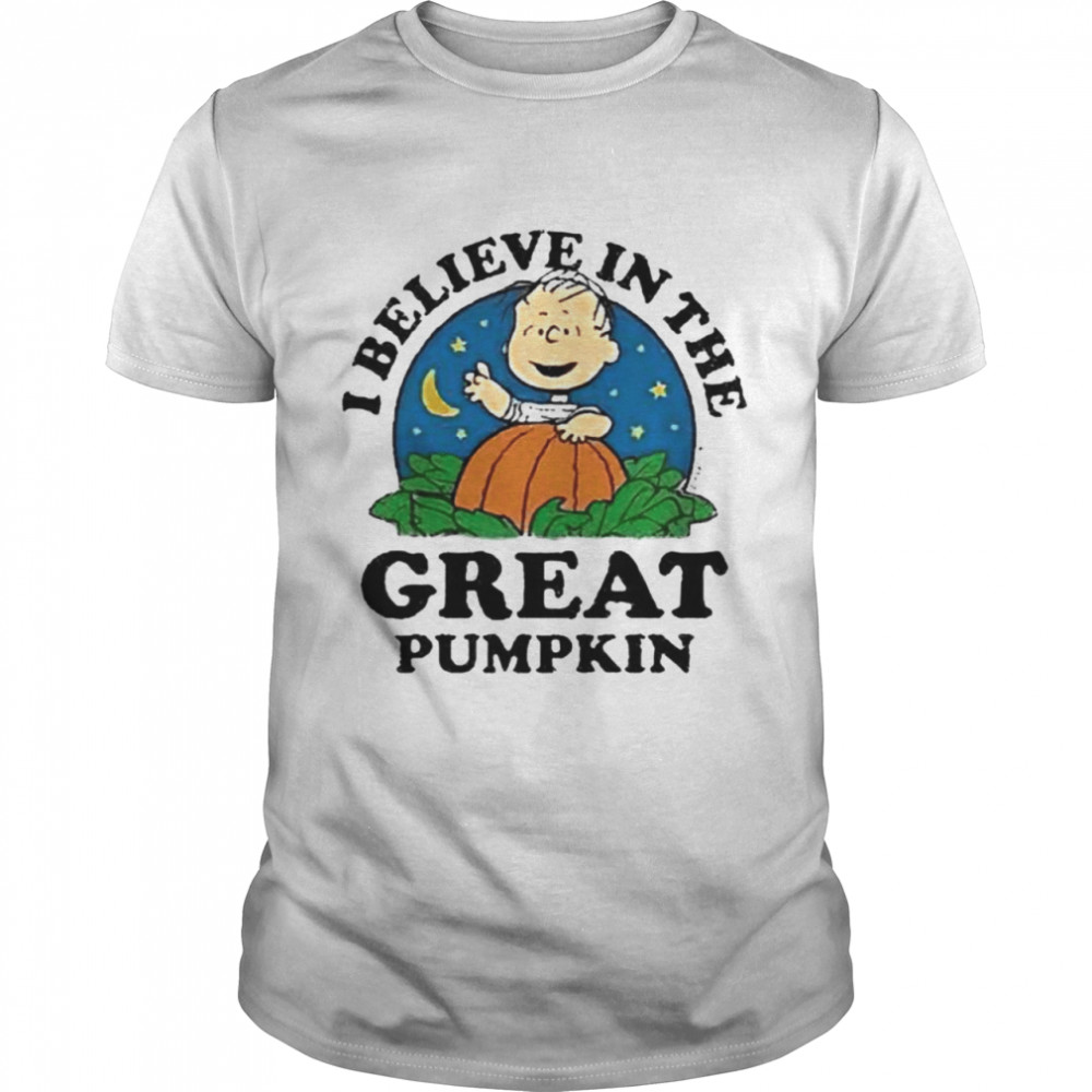 charlie Brown I believe in the great pumpkin shirt Classic Men's T-shirt