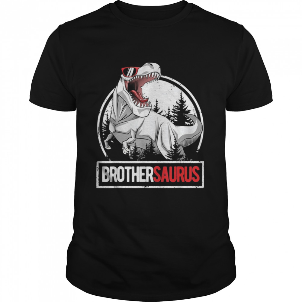 BrotherSaurus  Boys Rex Birthday Party Dinosaur Brother  Classic Men's T-shirt