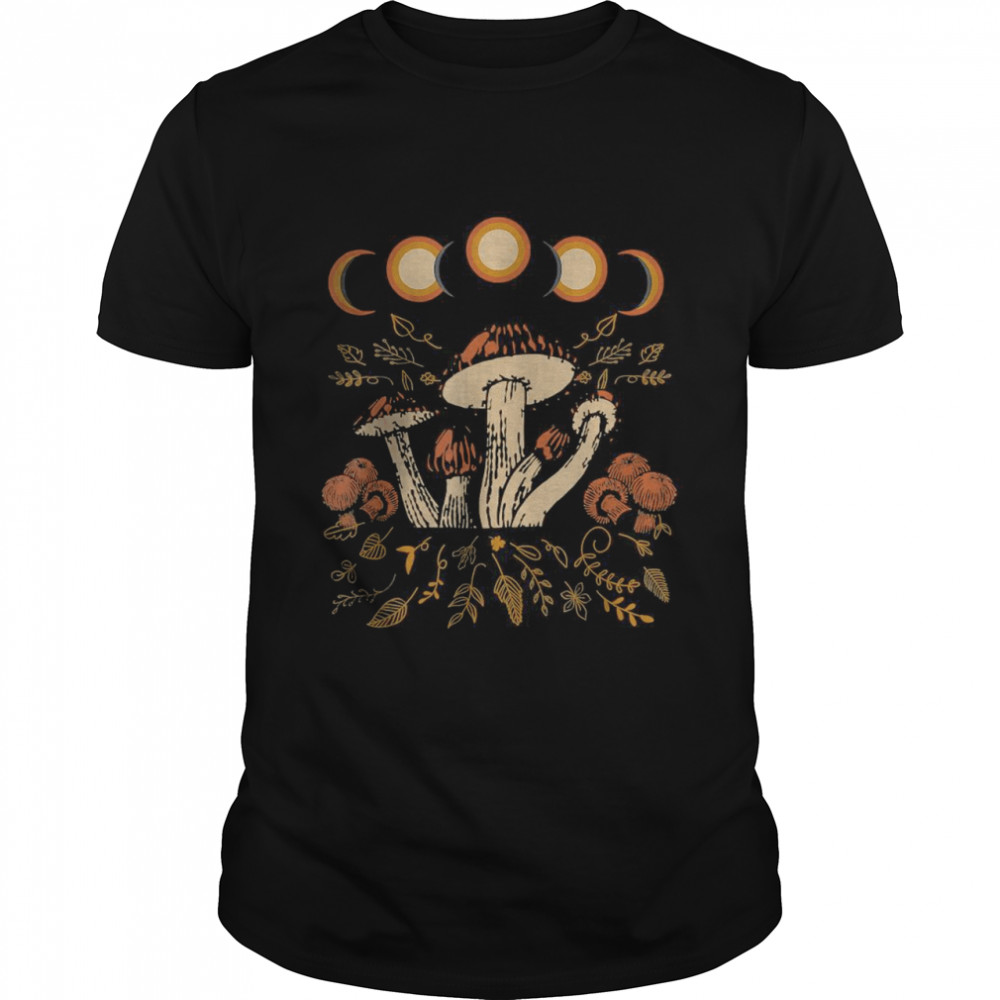 Goblincore Mushroom Foraging Alt Aesthetic Vintage Witchy T- Classic Men's T-shirt