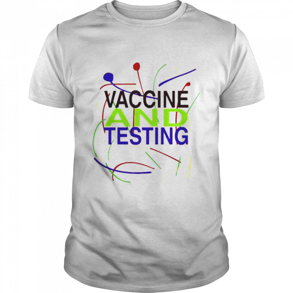 Vaccine and testing shirt Classic Men's T-shirt