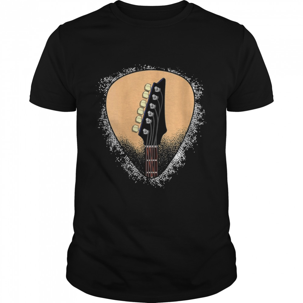 Guitarist Mediator Guitar Player Music Guitar Pick Guitar  Classic Men's T-shirt