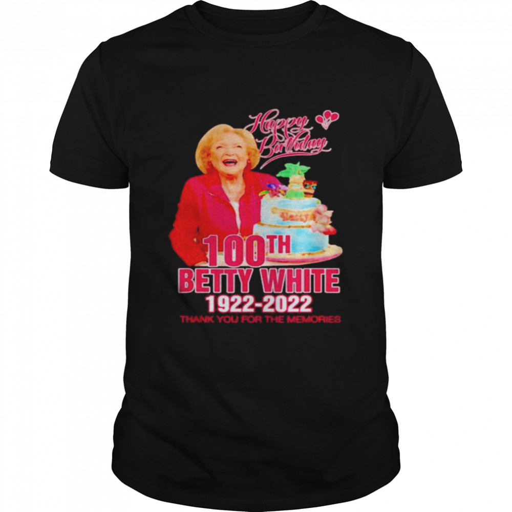 happy birthday 100th Betty White shirt Classic Men's T-shirt