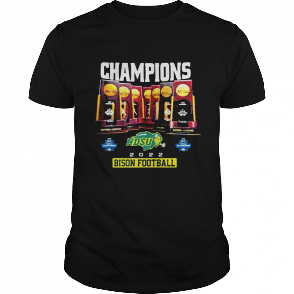 North Dakota State Bison NDSU Trophy 2022 Champions FCS New  Classic Men's T-shirt