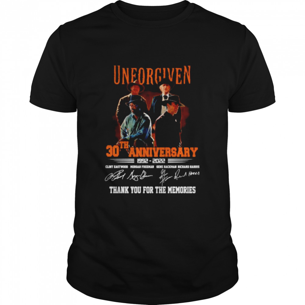 Unforgiven 30th Anniversary 1992 2022 thank you for the memories shirt Classic Men's T-shirt