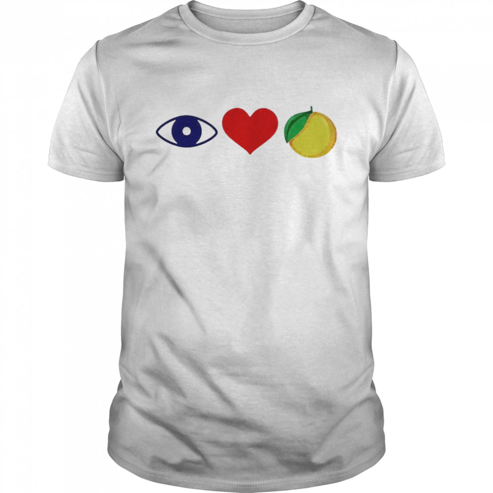 Eye Love Orange  Classic Men's T-shirt
