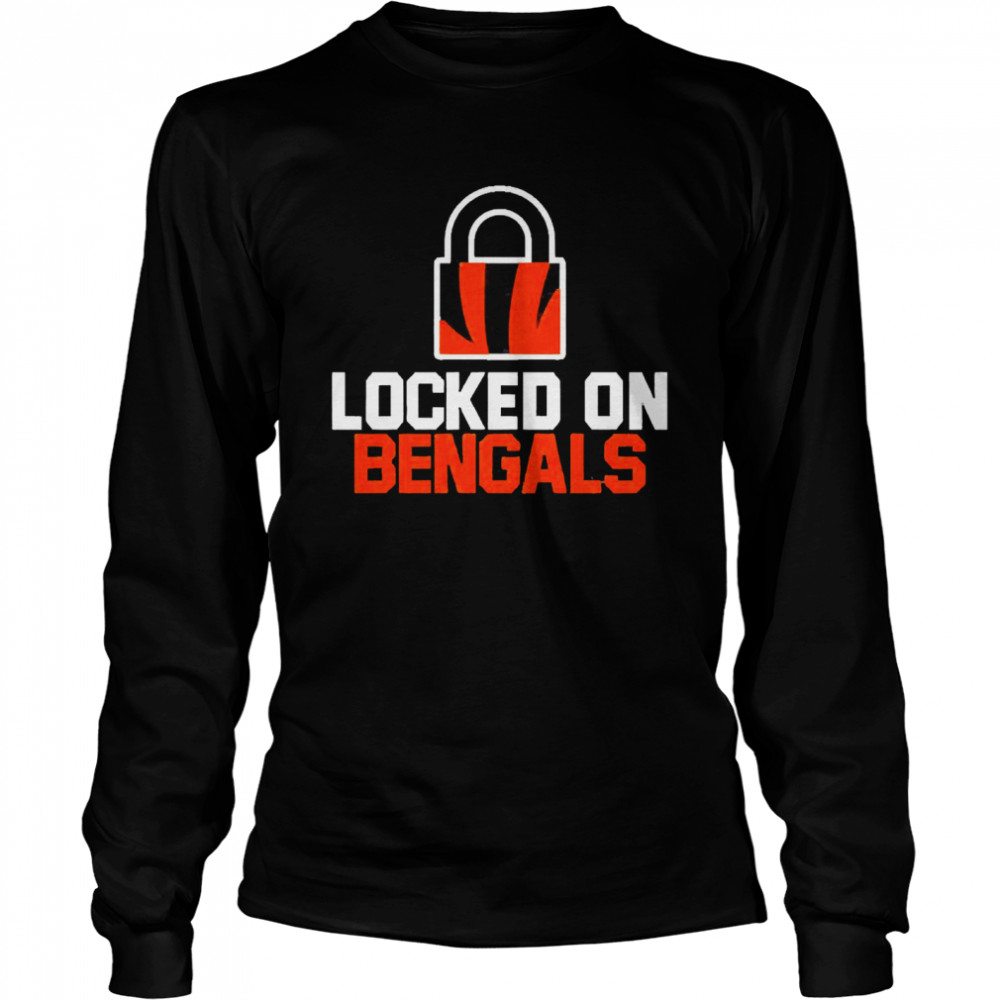 Locked On Bengals  Long Sleeved T-shirt