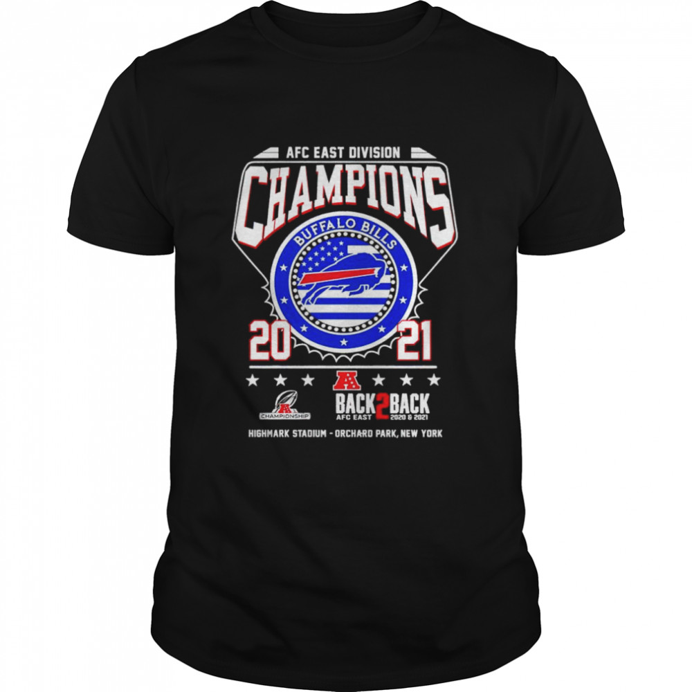 AFC East Champions 2021 Buffalo Bills back 2 back shirt Classic Men's T-shirt