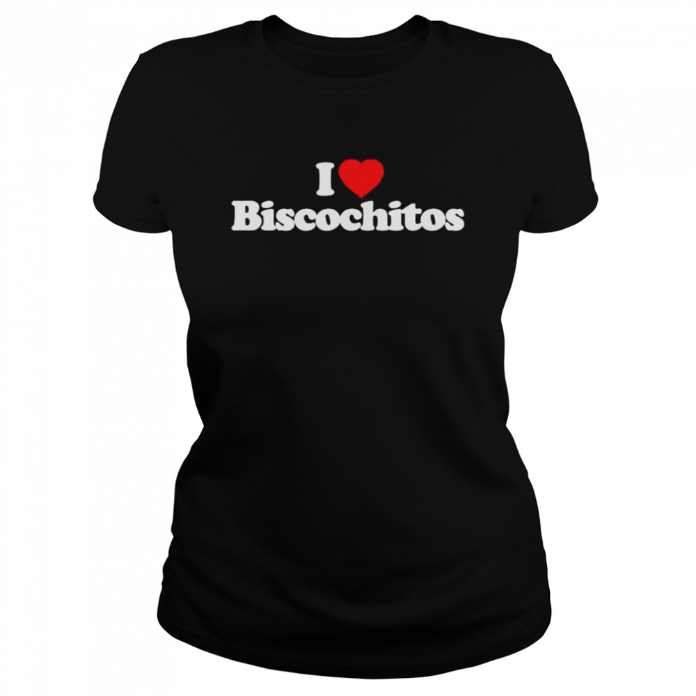 I Love Biscochitos Heart shirt Classic Women's T-shirt