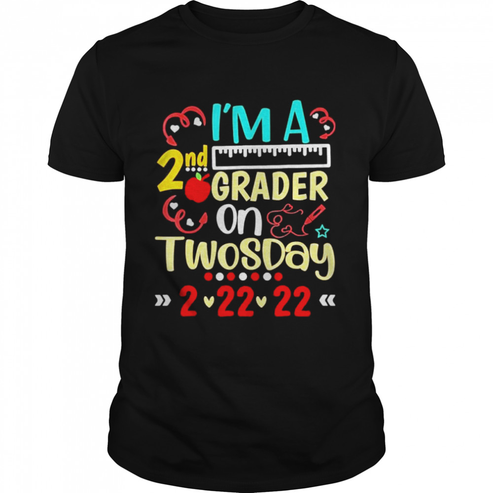 Im a 2nd Grader on Twosday Tuesday 2 22 22 Second Grade shirt Classic Men's T-shirt